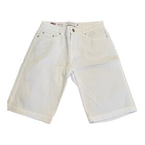 FABRIZIO GIANNI JEANS white short, size 2
